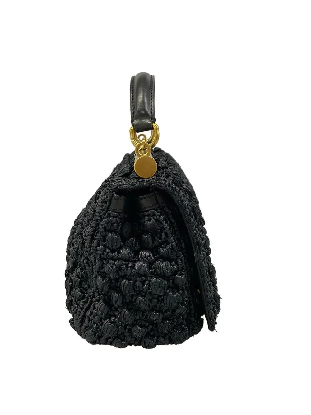 Dolce&Gabbana Black Straw Leather #303949D59B - Picture 2 of 15